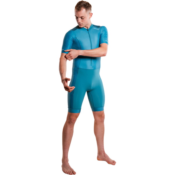 2026 ZONE3 Mens Activate+ Short Sleeve Trisuit TS26MACTP127 - Teal